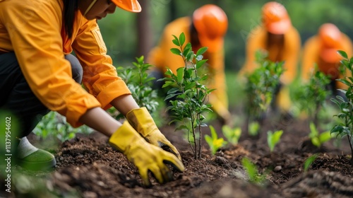 The new forestation initiative involves planting millions of trees in urban areas