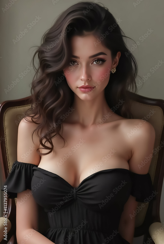 Fototapeta premium portrait of a woman