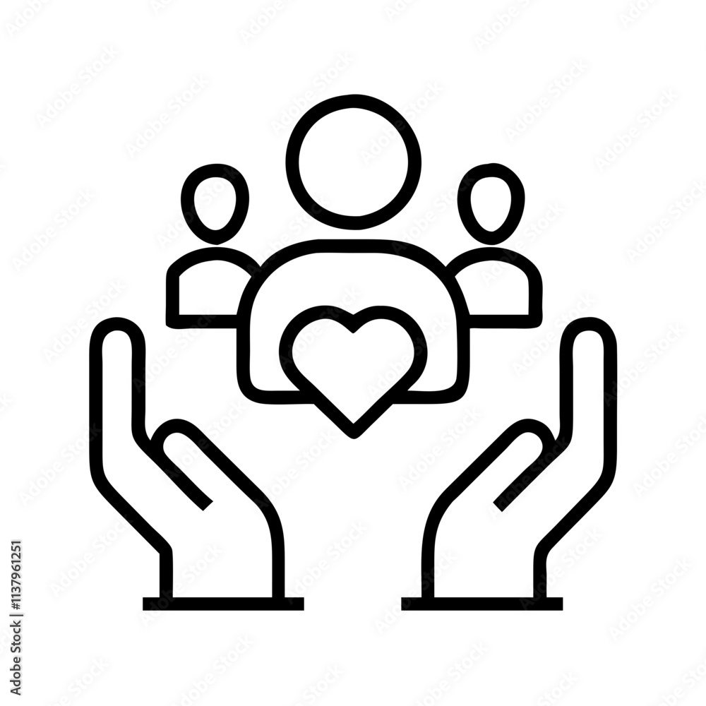 community support icon icon, men’s day line art, men’s icon - simple black line art icon of community support icon, for men’s day celebrations. men’s vector art. community support icon icon, men’s day line art, men’s icon - simple black line art icon of community support icon, for men’s day celebrations. men’s vector art.