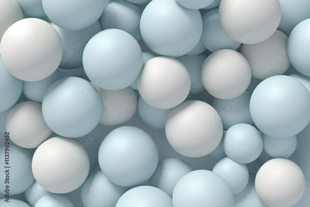 Abstract composition with 3d spheres cluster,Group of colorful balls Abstract composition with 3d spheres cluster,Group of colorful balls