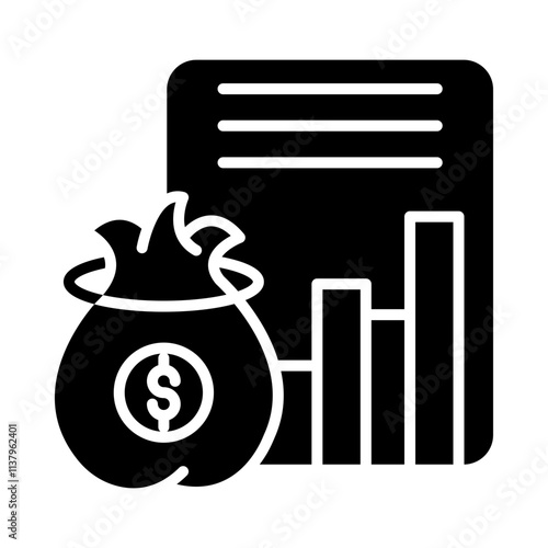 Earnings Report glyph icon