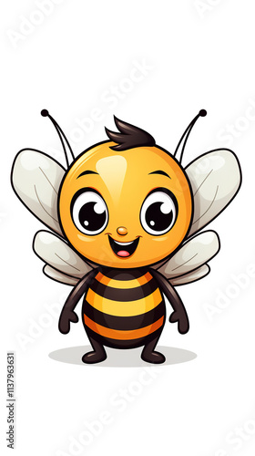 funny bee cartoon