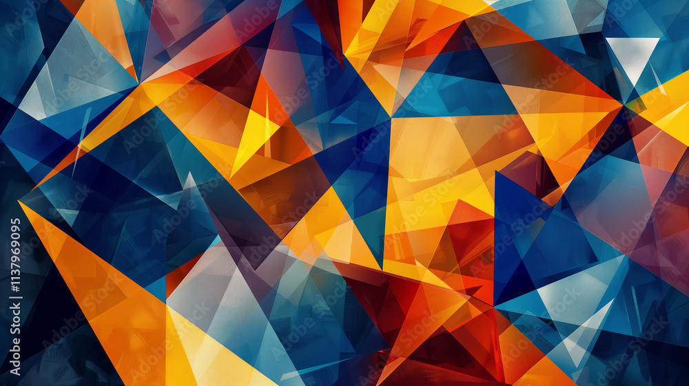 Abstract background with vibrant geometric shapes and lines, representing modern design elements, high-resolution illustration style. Abstract background with vibrant geometric shapes and lines, representing modern design elements, high-resolution illustration style.