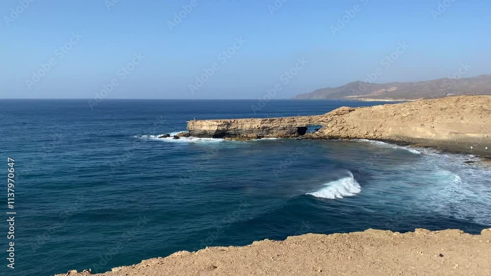 Coast in Jandia Nature Reserve. It is situated in the township of Pájara, on the island of Fuerteventura