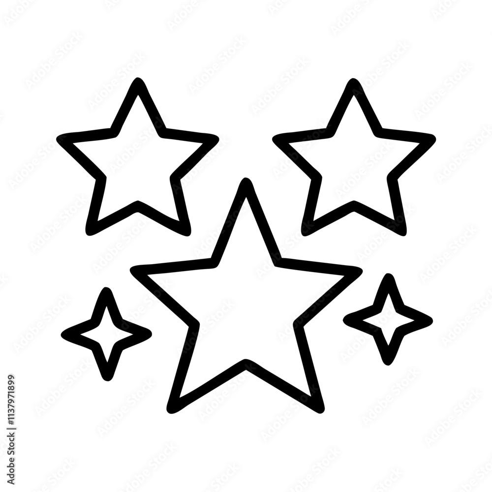patriotic stars icon, veterans day icon line art, veterans icon - simple black line art icon of patriotic stars, for veterans day celebrations. veterans vector art. patriotic stars icon, veterans day icon line art, veterans icon - simple black line art icon of patriotic stars, for veterans day celebrations. veterans vector art.