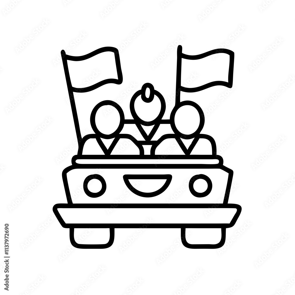 veterans parade float icon, veterans day icon line art, veterans icon - simple black line art icon of veterans parade float, for veterans day celebrations. veterans vector art. veterans parade float icon, veterans day icon line art, veterans icon - simple black line art icon of veterans parade float, for veterans day celebrations. veterans vector art.