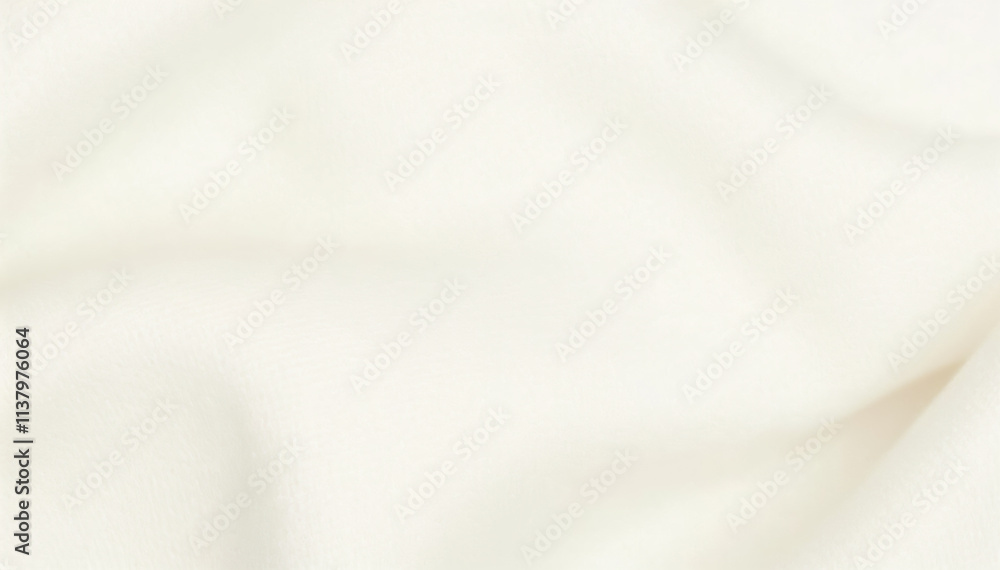 Soft off white fabric gently folds and drapes. Soft off white fabric gently folds and drapes.