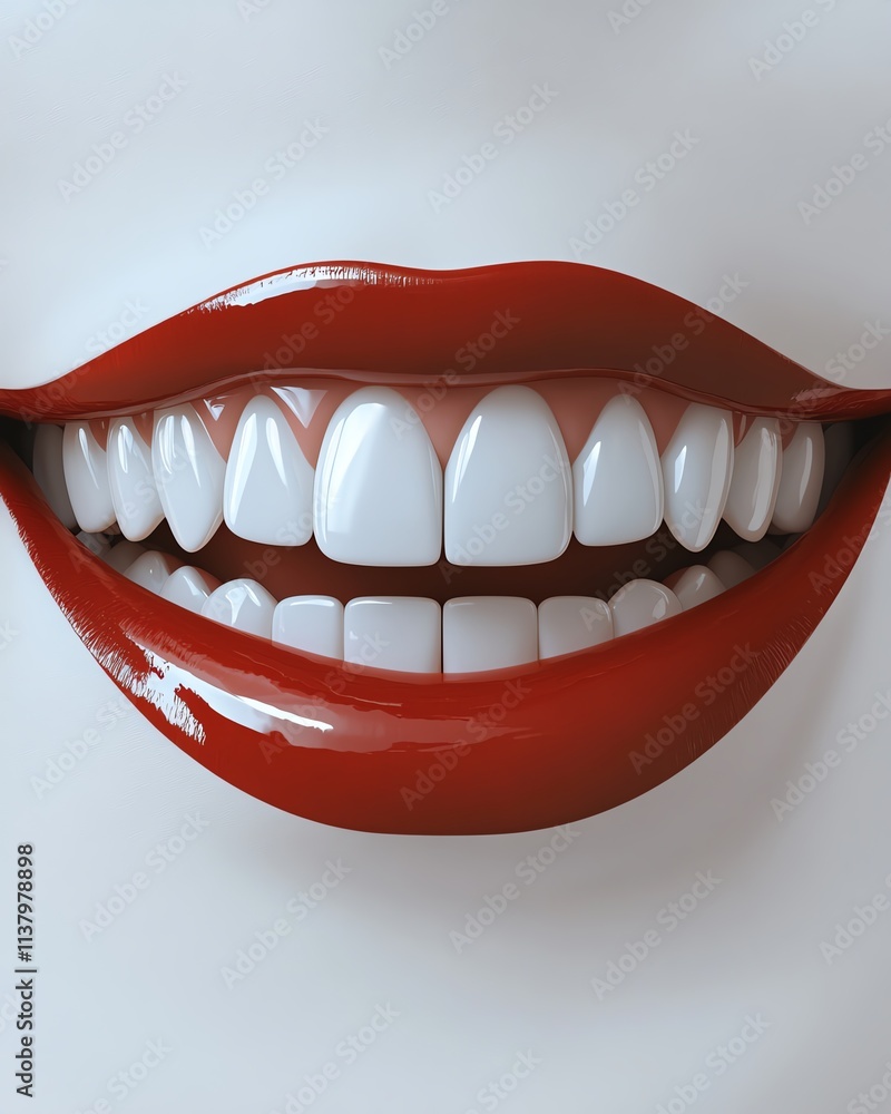 3D white teeth with a smiling face, healthy and clean, concept of dental hygiene, dental health, sparkling teeth, bright and fresh design 3D white teeth with a smiling face, healthy and clean, concept of dental hygiene, dental health, sparkling teeth, bright and fresh design