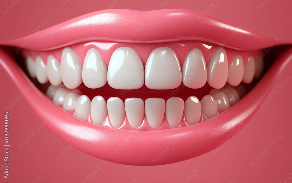 3D smiling teeth with a cheerful expression, clean and healthy, concept of oral hygiene, dentist care, sparkling teeth, vibrant and modern design 3D smiling teeth with a cheerful expression, clean and healthy, concept of oral hygiene, dentist care, sparkling teeth, vibrant and modern design