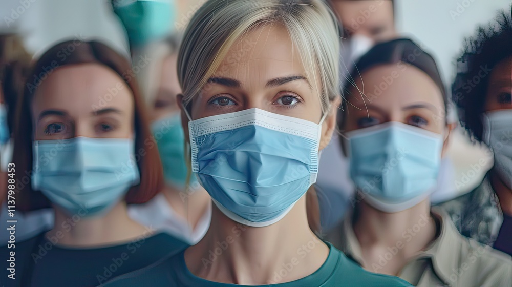 A video call with participants wearing masks as a fun nod to the pandemic. A video call with participants wearing masks as a fun nod to the pandemic.
