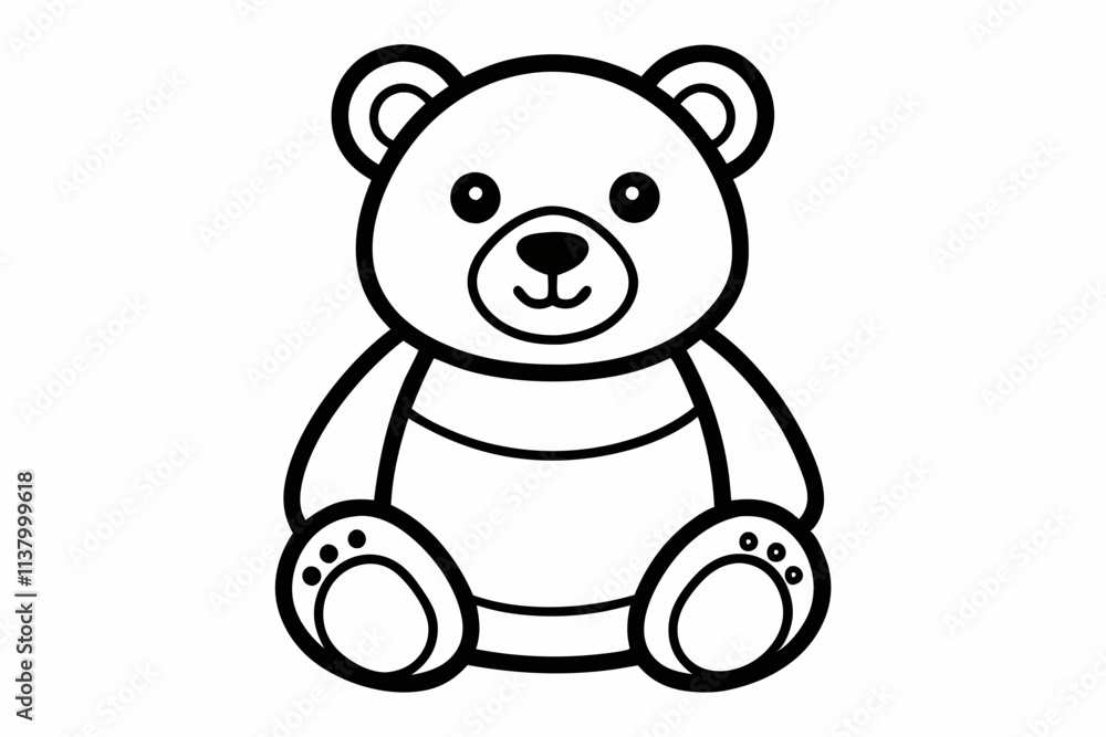 teddy bear with black and white teddy bear with black and white