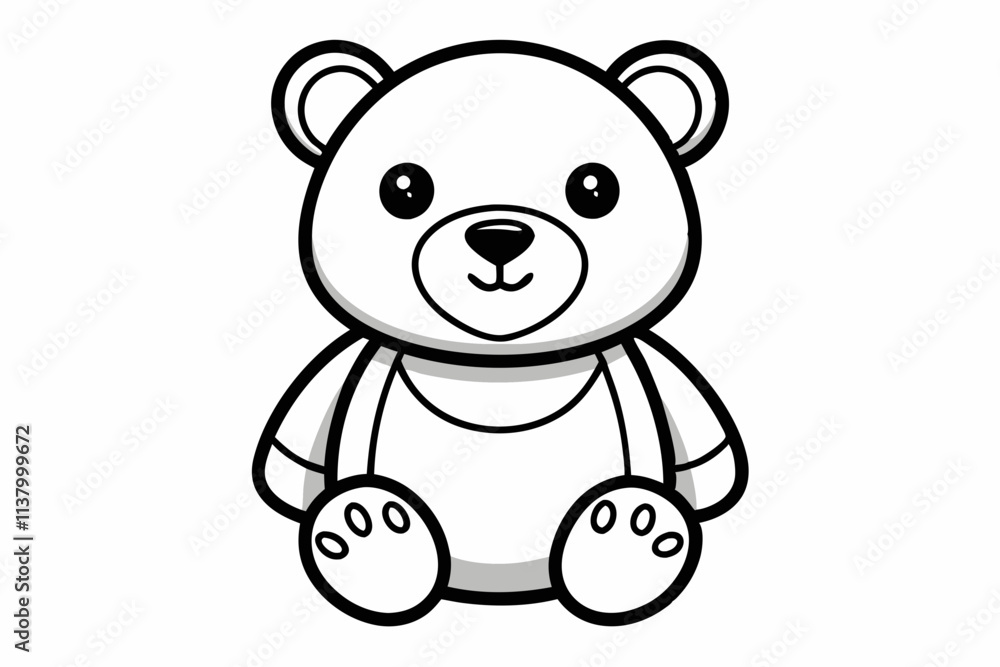 teddy bear with black and white teddy bear with black and white