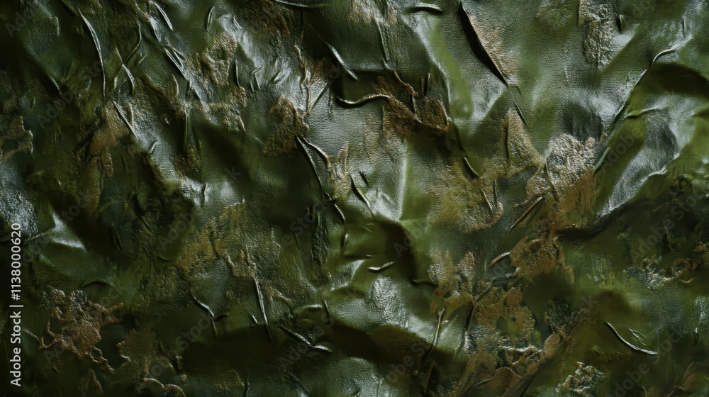 Fototapeta premium Abstract Dark Green Textured Background.
