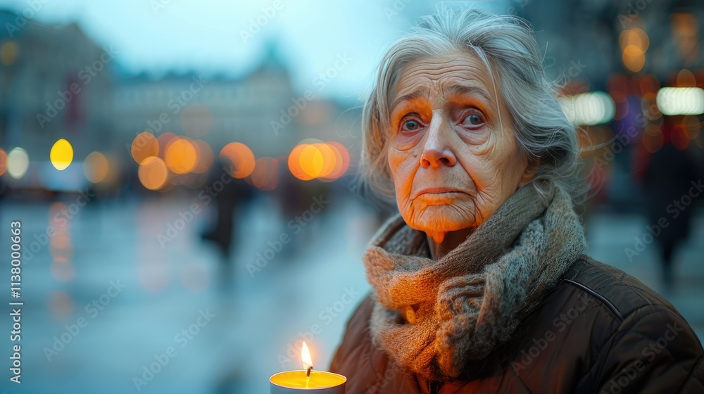 person with candle person with candle