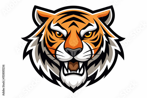 tiger head vector