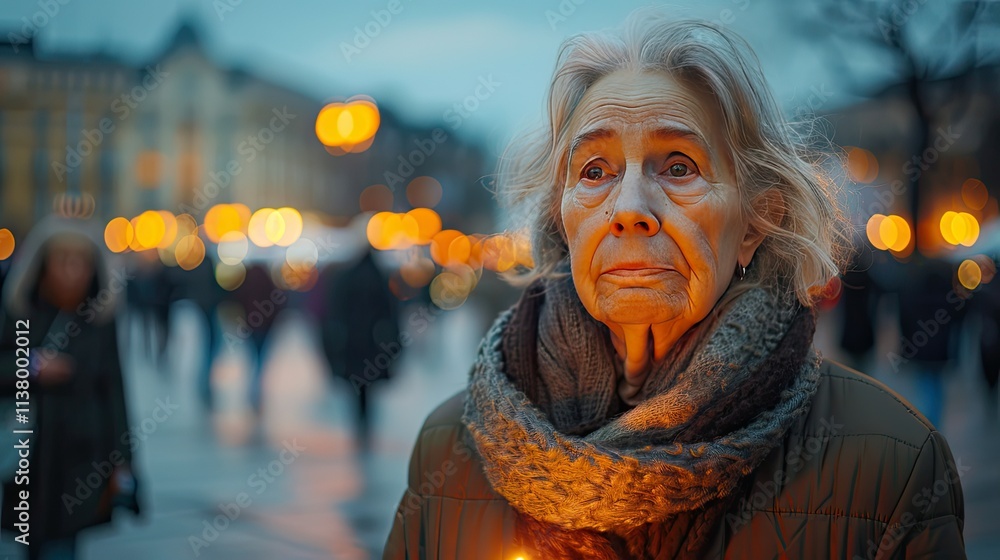 Fototapeta premium person with candle
