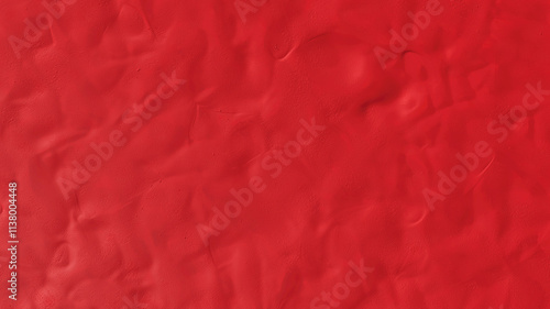 Bild auf Leinwand red smooth plasticine texture background