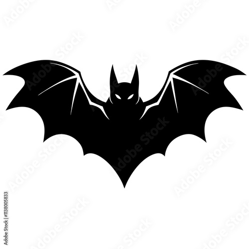 Wallpaper Mural Bat Silhouette  vector illustration Torontodigital.ca