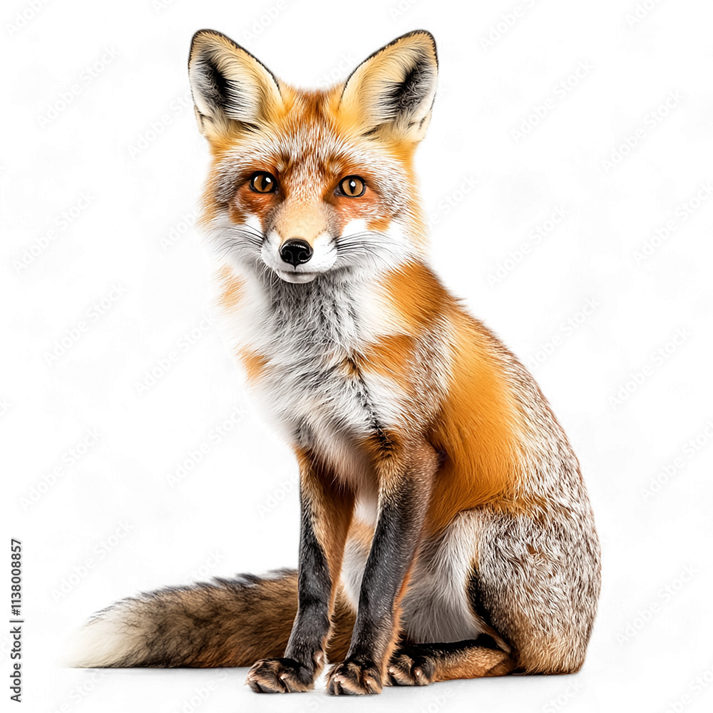Fototapeta premium fox Animal On Transparent background