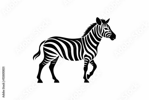 zebra vector silhouette