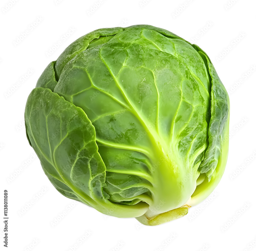 Brussels sprouts isolated against a white background Brussels sprouts isolated against a white background
