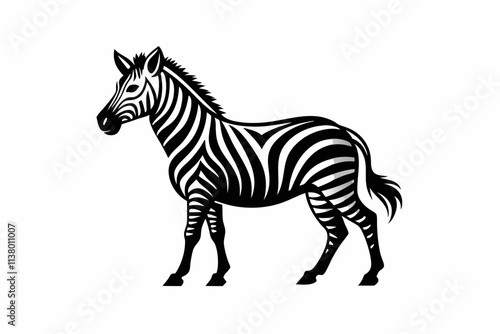 zebra vector silhouette