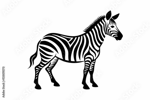 zebra vector silhouette
