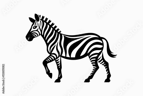 zebra vector silhouette