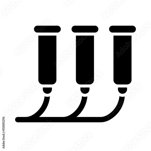 Milking Machine glyph icon