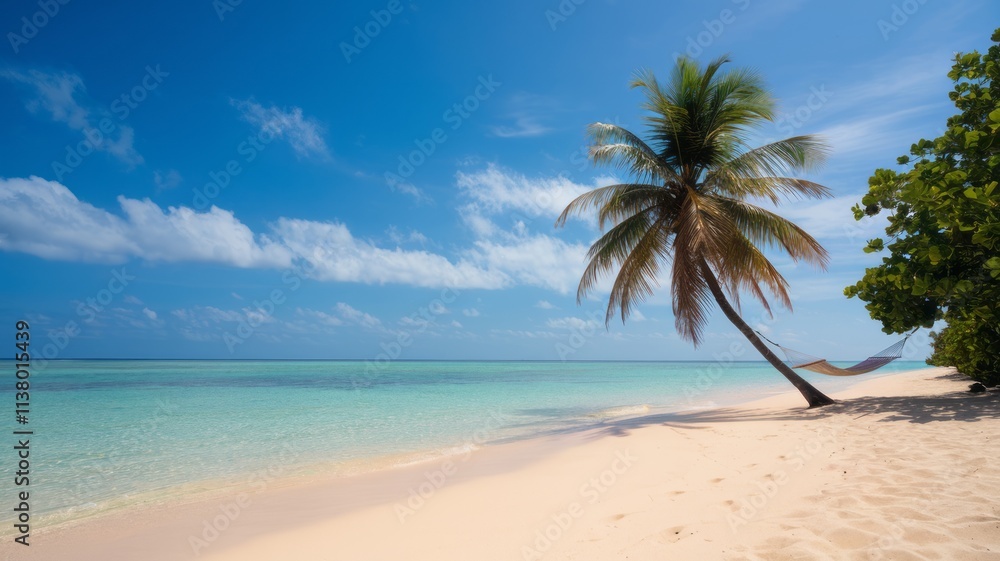 Luxurious tropical landscape. White sand with palm trees and azure sea. A heavenly place to relax. Beautiful exotic summer beach background for design. Luxurious tropical landscape. White sand with palm trees and azure sea. A heavenly place to relax. Beautiful exotic summer beach background for design.