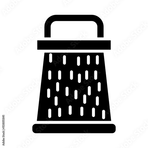 Cheese Grater glyph icon