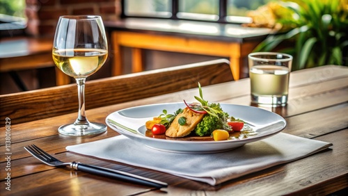 Fototapeta Naklejka Na Ścianę i Meble -  Showcase gourmet cuisine: captivating food photography for your bid, enhancing your proposal's impact with professional imagery.