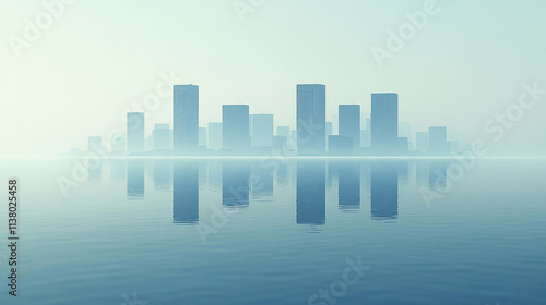 city  landscape in the sun