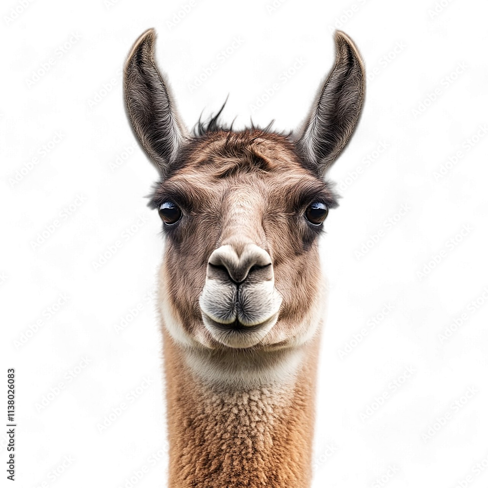 Fototapeta premium Llama On Transparent background