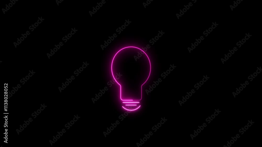 Light Bulb neon sign . light banner, neon signboard, light symbol. Alternative energy concept. Light Bulb neon sign . light banner, neon signboard, light symbol. Alternative energy concept.