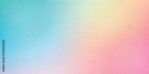 Abstract clear blue sky. Pastel rainbow. Light blue, pink and yellow color vector banner. Pastel gradient sky pattern. Blurred light fuzz colorful gradient