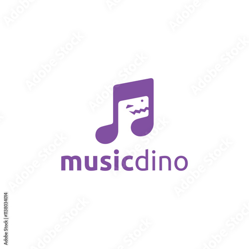 Music Dino Logo Design