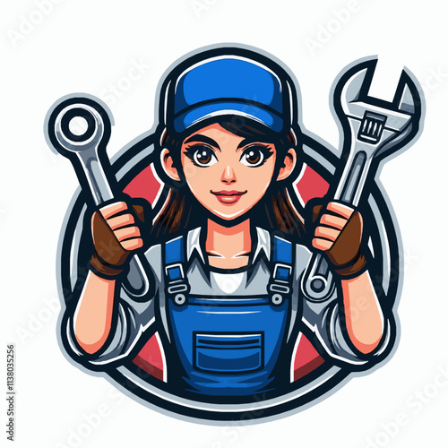 plumber with wrench