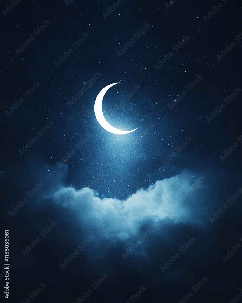 Moonlit Night Sky Moonlit Night Sky