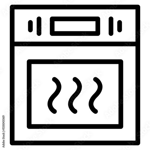 Microwave oven icon