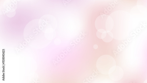 Fototapeta Naklejka Na Ścianę i Meble -  淡い色のグラデーション。玉ボケとドリーミーな背景素材