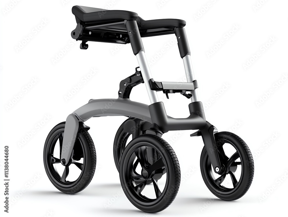 Modern and stylish walking aid for mobility. Modern and stylish walking aid for mobility.
