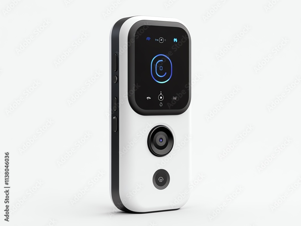 Modern digital camera showcasing cutting-edge design. Modern digital camera showcasing cutting-edge design.