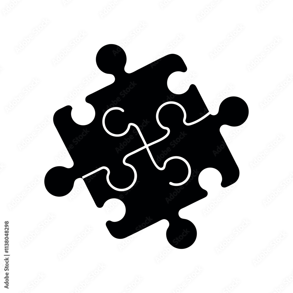 3d render of a puzzle piece 3d render of a puzzle piece