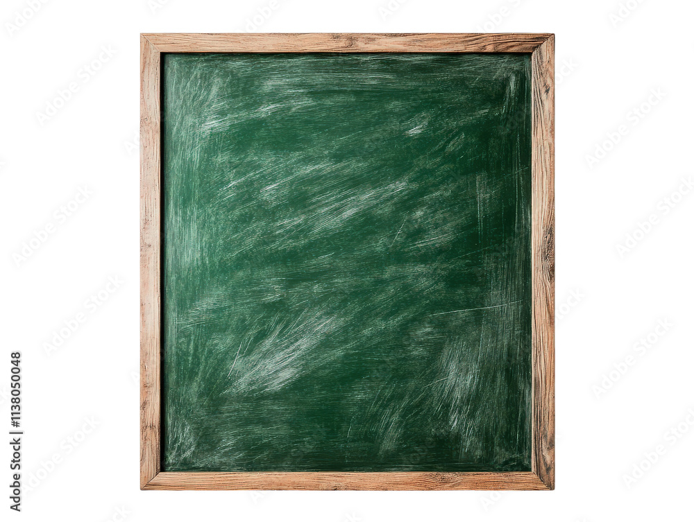 Blank Chalkboard with Wooden Frame for Teaching Purposes Blank Chalkboard with Wooden Frame for Teaching Purposes