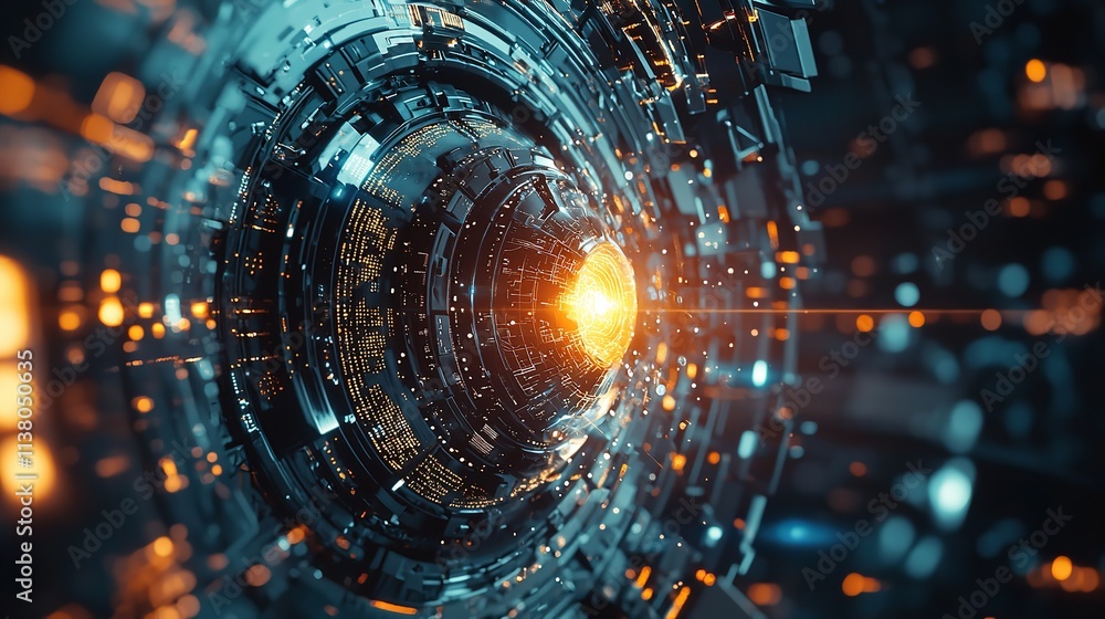 Obraz premium Artificial Intelligence Machine Learning Business
