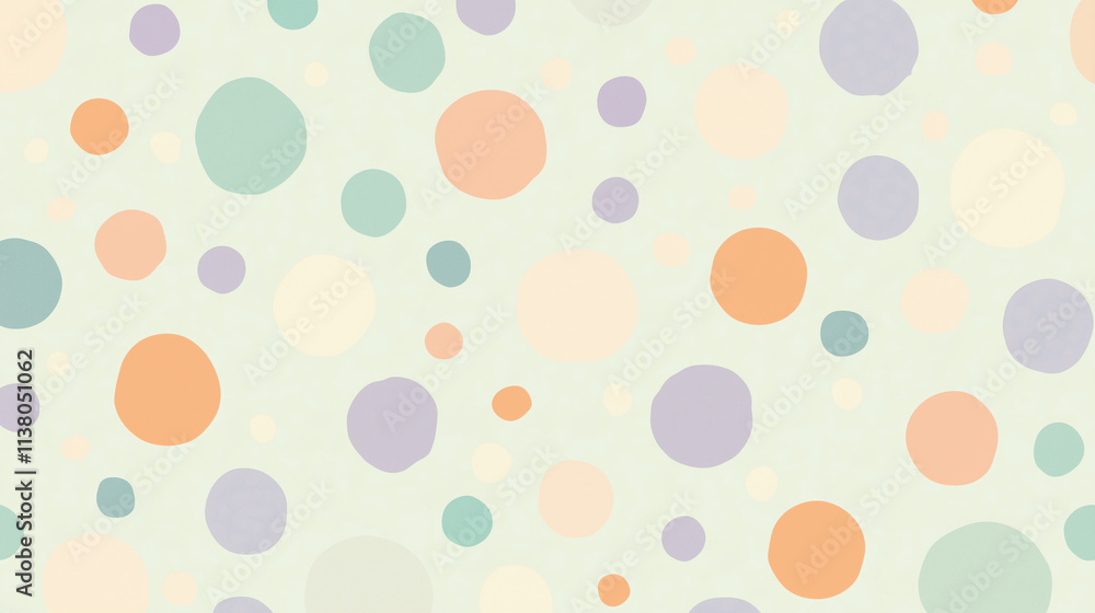 pattern of dots and dashes in pastel green, blue, and yellow, reminiscent of old-school wallpaper but with a modern twist. pattern of dots and dashes in pastel green, blue, and yellow, reminiscent of old-school wallpaper but with a modern twist.