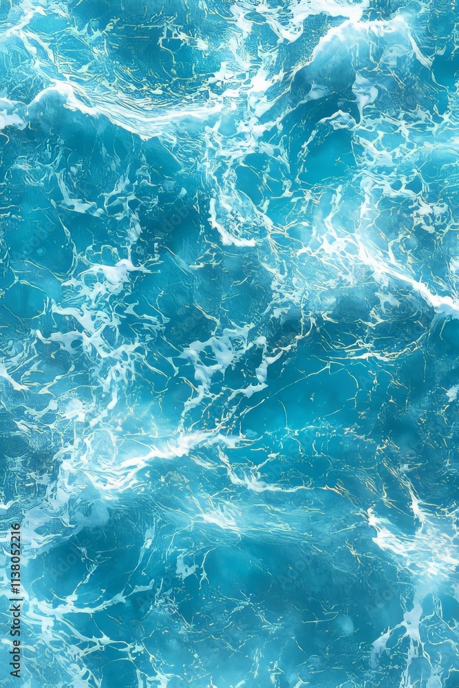 The olive green ocean features a gentle breeze and waves during the summer tide, forming an abstract sea nature background. The olive green ocean features a gentle breeze and waves during the summer tide, forming an abstract sea nature background.