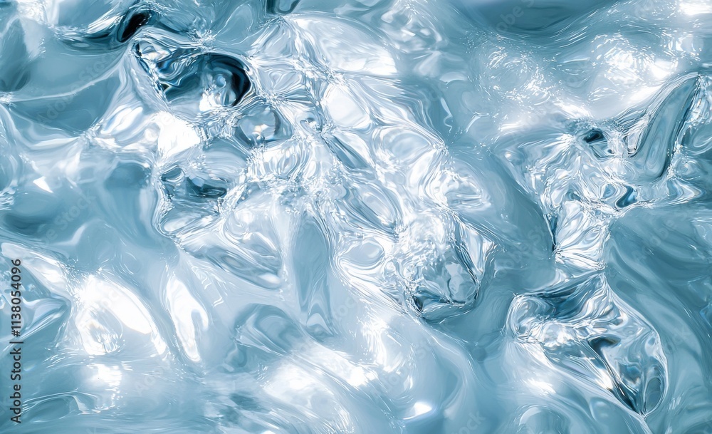 A 3D illustration of a swimming pool with rippling water and sunlight reflections, seen from above. A 3D illustration of a swimming pool with rippling water and sunlight reflections, seen from above.