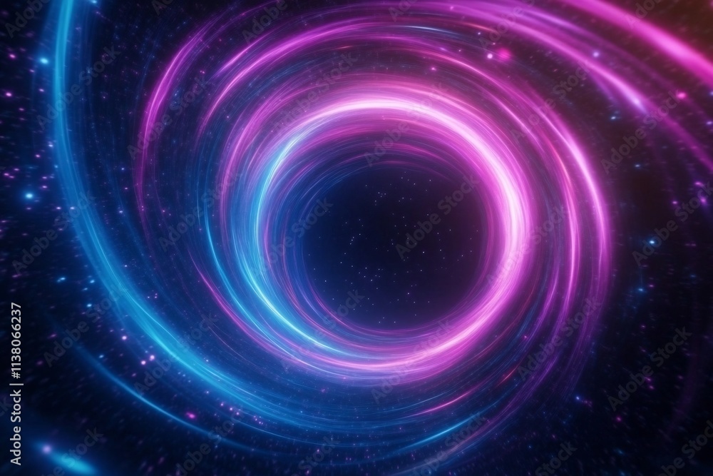 Surreal Glowing Vortex of Vibrant Light Trails Forming an Otherworldly Exploratory Abstract Space Surreal Glowing Vortex of Vibrant Light Trails Forming an Otherworldly Exploratory Abstract Space
